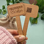 Personalised Wooden Indoor Plant Marker With Qr Code, thumbnail 2 of 9