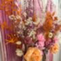 Dip Dye Dried Flower Macrame Wall Hanging, thumbnail 7 of 8