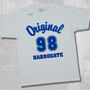 Personalised Original Year And Place T Shirt, thumbnail 4 of 6