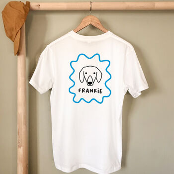 Personalised No.One Dog Dad Organic Unisex T Shirt, 2 of 12