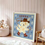 Howdy Cowboy Dog Print, Nursery Print, Kids Room, thumbnail 6 of 11