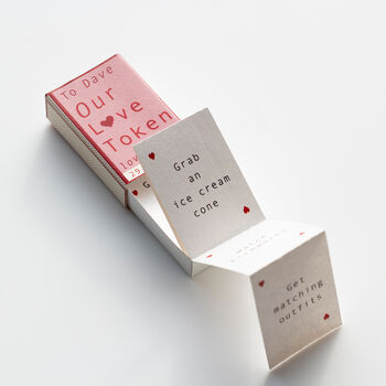 Our Love Coupon Matchbox Gift, 2 of 6