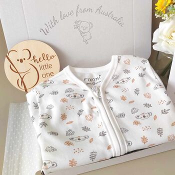 Koala Sleepsuit New Baby Gift Set, 2 of 11