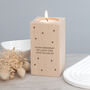 Personalised Stars Wooden Tealight Holder, thumbnail 2 of 5