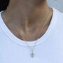Astronaut Necklace, Sterling Silver Or Gold Plated, thumbnail 3 of 11