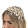 Gold Crystal Side Headpiece, thumbnail 7 of 7