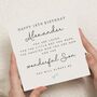 Personalised 18th Milestone Birthday Card For Son, thumbnail 1 of 7