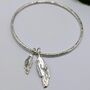 Maxi Celestial Sterling Silver Bangle, thumbnail 6 of 8
