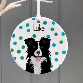 Personalised Dog Ceramic Decoration, 5 of 12