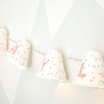 Personalised Fairy Lights In Pink, 10 of 11