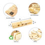Bamboo Laundry Pegs Biodegradable 20 Pack, thumbnail 4 of 8