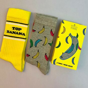 Top Banana Socks Gift Set Of Two, 4 of 4