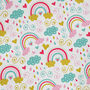 Rainbow Sky Wrapping Paper Roll Or Folded, thumbnail 2 of 2