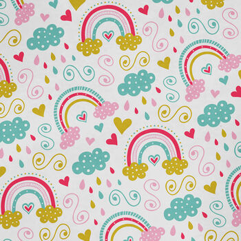 Rainbow Sky Wrapping Paper Roll Or Folded, 2 of 2