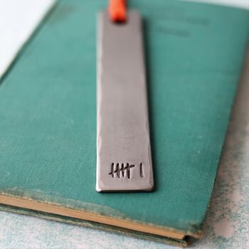 Iron Metal Bookmark For 6th Wedding Anniversary, 3 of 12