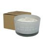 Scented Soy Candle In Glass Jar With Crystal Gift, thumbnail 3 of 9