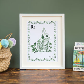 R Is For Rabbit Print, 2 of 5