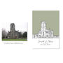 Custom Wedding Venue Print Anniversary Gift, thumbnail 6 of 6