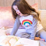Personalised Rainbow Children's Pyjamas, thumbnail 1 of 4