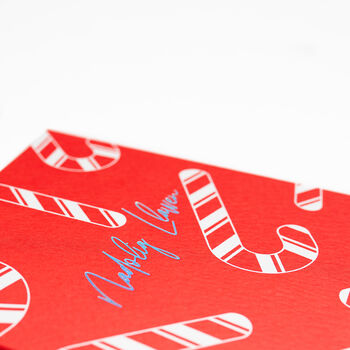 Nadolig Llawen | Holly | Foiled Christmas Card, 4 of 5