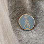 Spiritual Enamel Pin Unalome Symbol, Gift For Mindfulness And Meditation For Her, thumbnail 6 of 12