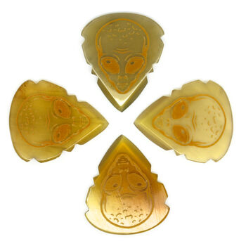 Arrow Tones Tribal Mixed Tin Of Four Guitar Picks, 3 of 8