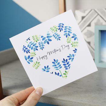 Happy Mother's Day Floral Heart Card, 3 of 6
