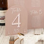 Manhattan Acrylic Wedding Table Plan, thumbnail 3 of 7