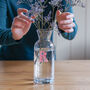 Personalised Initial Circus Font Glass Vase, thumbnail 2 of 6