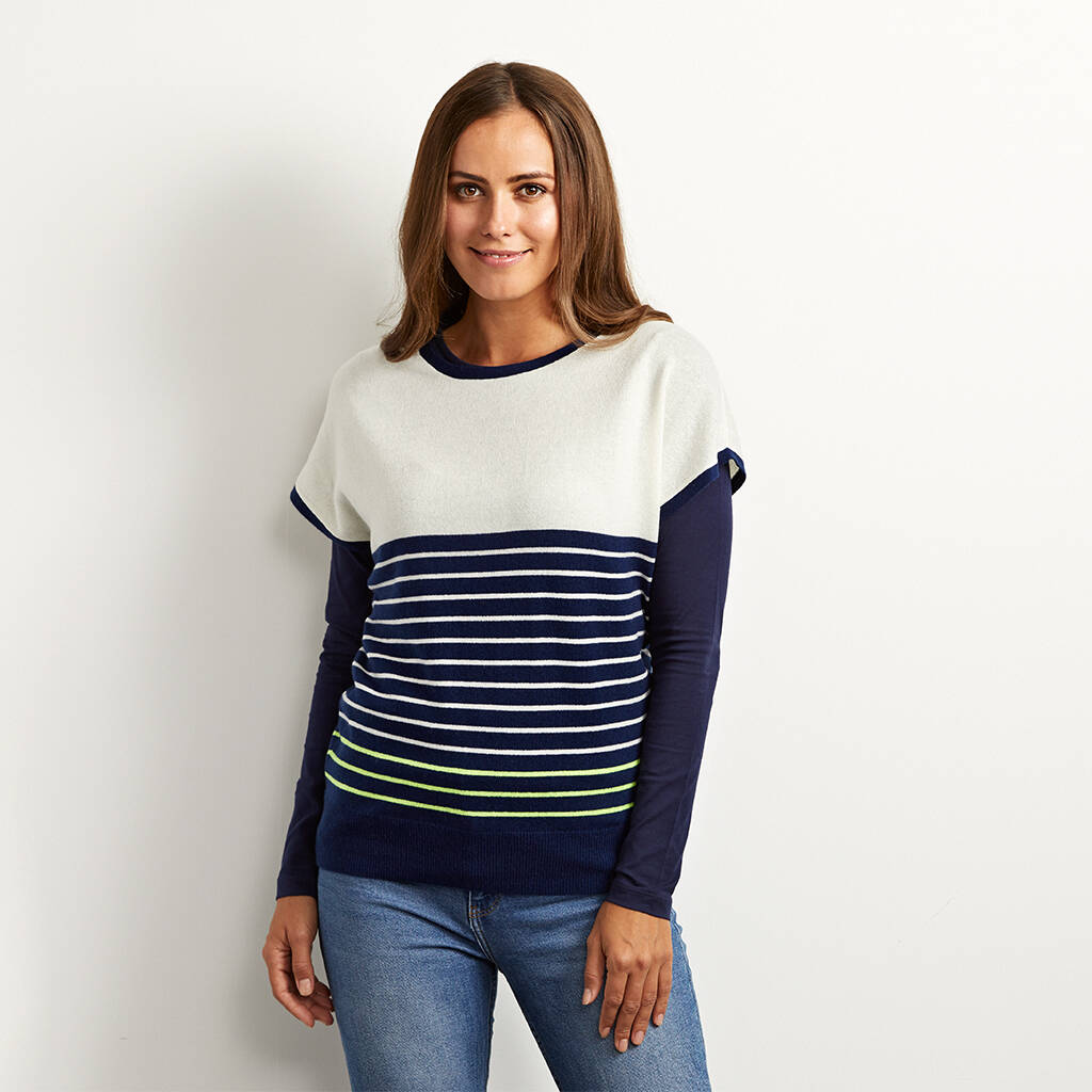 cashmere breton jumper