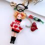 Christmas Bag Charm And Key Ring, thumbnail 1 of 2