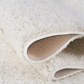 The Rugs Plain White Shaggy Rug, 8 of 8