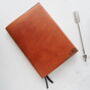 Monogrammed A5 Leather Journal Cover, thumbnail 1 of 6