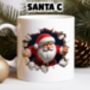 Personalised Christmas Santa Breakout Gift Mug, thumbnail 4 of 4