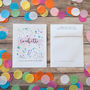 10 Personalised Colourful Confetti Print Packets, thumbnail 4 of 7