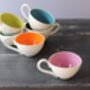 Handmade Porcelain Tea Or Coffee Cup, thumbnail 4 of 11