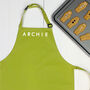 Personalised Kids Apron With Name, thumbnail 5 of 10