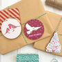 Wooden Christmas Robin Gift Tag, thumbnail 1 of 3