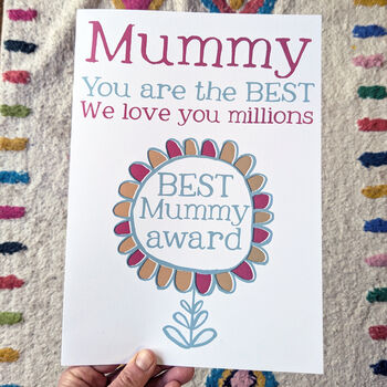 Personalised Big Mother's Day Card, 8 of 8