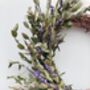 Dried Lavender And Eucalyptus Wreath, thumbnail 3 of 4
