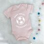 Personalised Football Daddy And Baby Babygrow, thumbnail 7 of 10