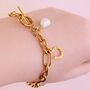 Western Cowboy Boot Gold Plated Charm Bracelet, thumbnail 2 of 9