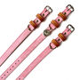 Pink Leather Dog Collar, thumbnail 1 of 4