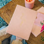 Pink Flamingo A4 Journal With Strap, Bookmark And Pen Holder, thumbnail 1 of 7