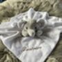 Embroidered White Baby Elephant Comforter, thumbnail 4 of 5