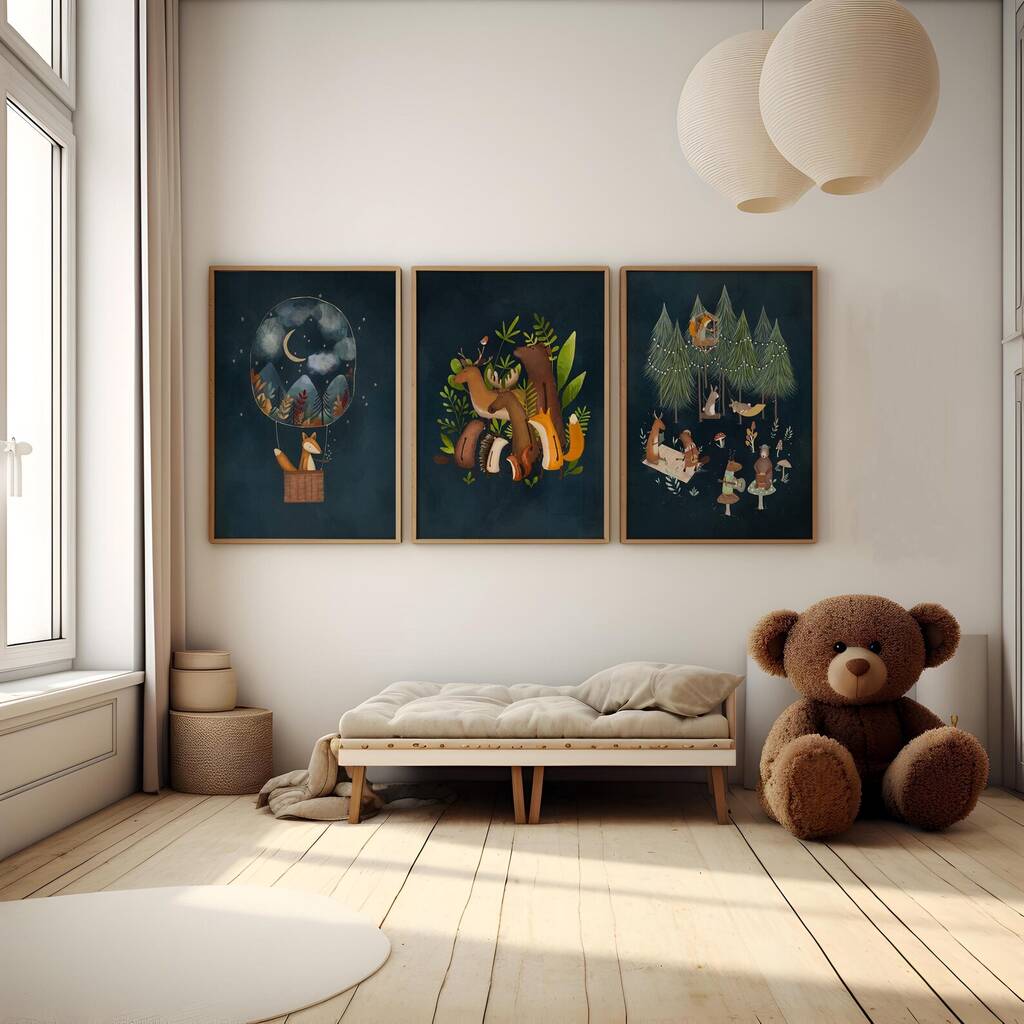 Enchanted Woodland Night Adventure Prints, 1 of 1