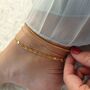 Dainty Layered Anklet Set, thumbnail 1 of 3