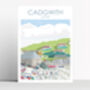 Cadgwith Cove With Boats Cornwall Art Print, thumbnail 1 of 2