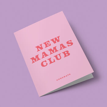 'New Mamas Club' New Baby Card, 6 of 7