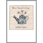 Personalised Watering Can Father's Day Card, thumbnail 7 of 12